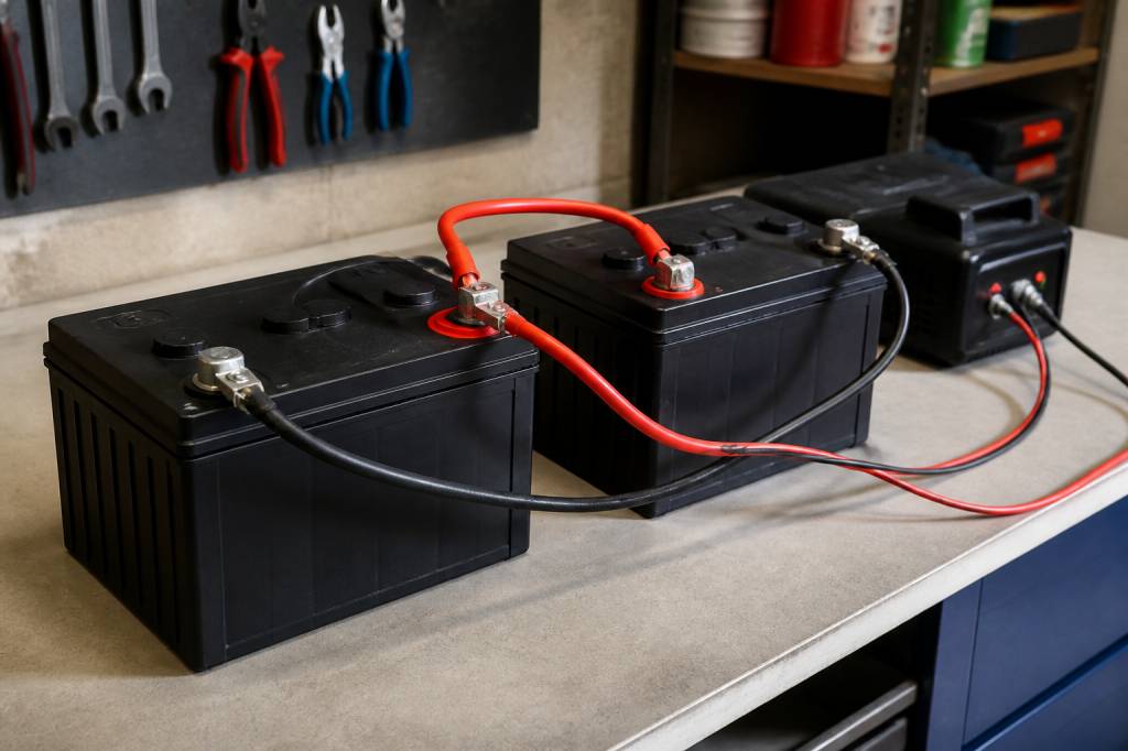 Charger 2 batteries 12v en parallèle : méthode, précautions et matériel adapté