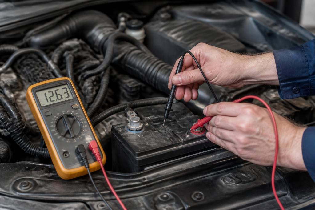 Comment tester une batterie 12v avec un multimètre